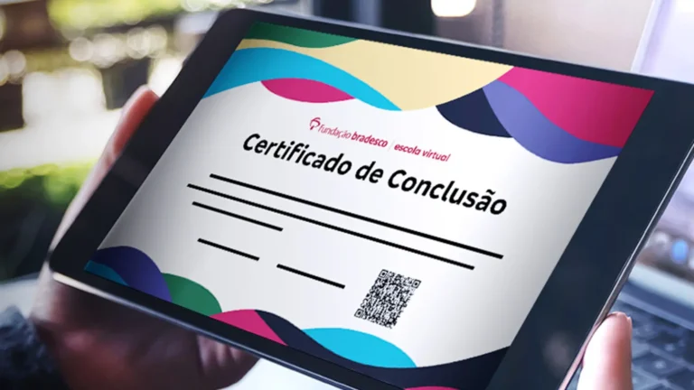 Certificação Escola Virtual Fundação Bradesco