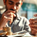 Empréstimo Pessoal: Entenda o que é e descubra como escolher a opção ideal para suas necessidades Pessoa analisando dinheiro para empréstimo pessoal.