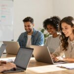 Santander Open Academy: Descubra Cursos Gratuitos e Impulsione Seu Aprendizado Online Pessoas aprendendo online com cursos gratuitos da Santander Open Academy.