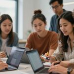 Cursos Online SENAI (EAD): Sua Carreira Profissional Impulsionada pela Qualidade Reconhecida Pessoas estudando em cursos online do SENAI.