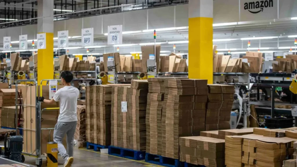 Centro de distribuição da Amazon