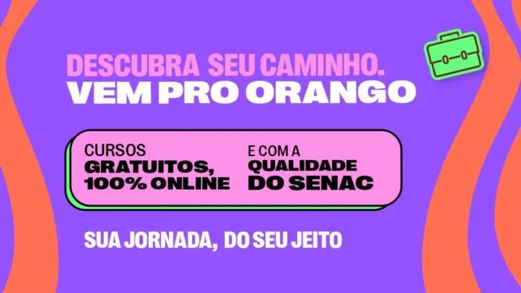 Orango Senac: Plataforma de Cursos Livres 100% Online e Gratuitos