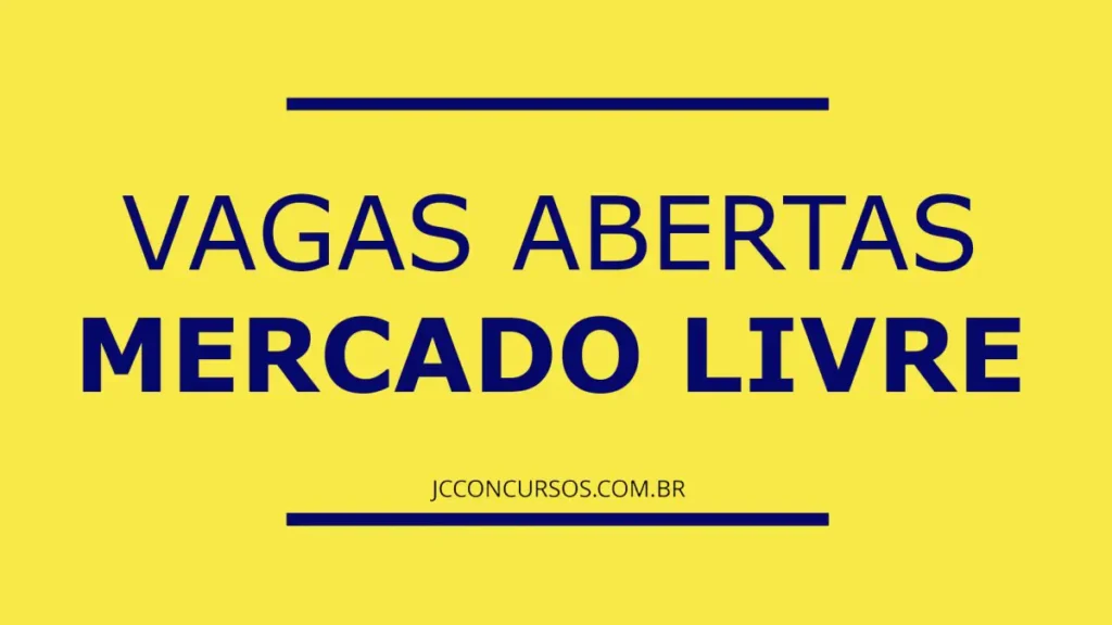 Vagas de Emprego – Trabalhe Conosco – Mercado Livre
