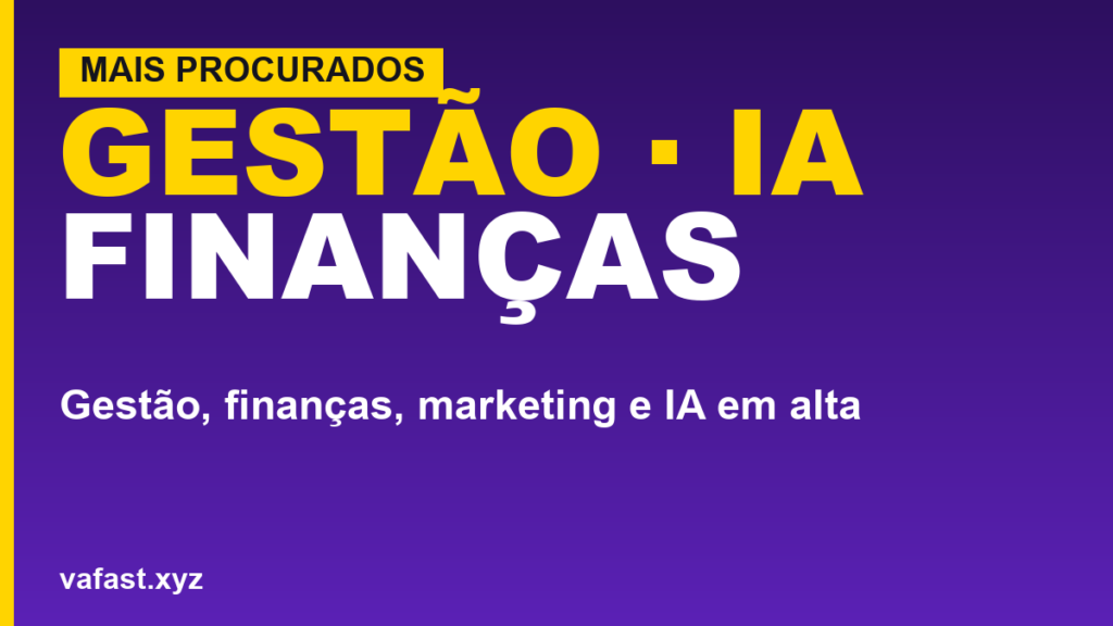 Cursos FGV Gratuitos Mais Procurados: Gestão, Finanças, Marketing e IA